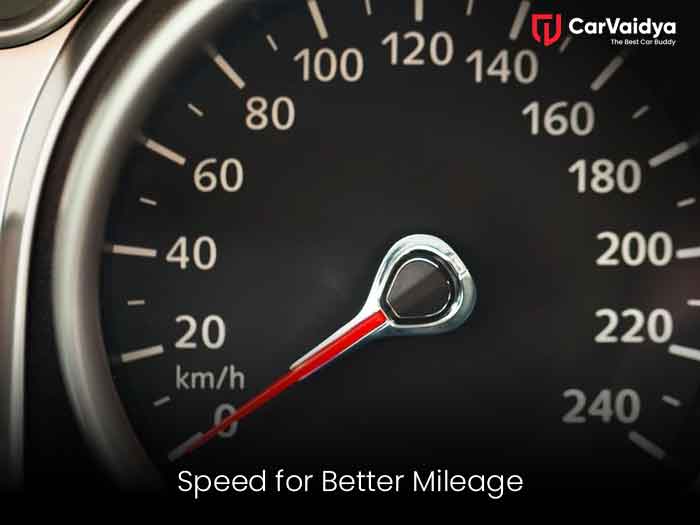 At what speed does a car get better mileage
