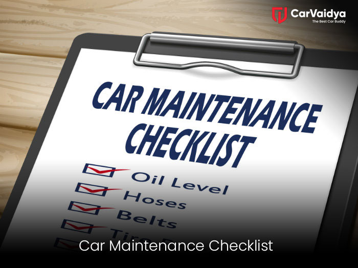 Auto Repair Maintenance Checklist in Season change