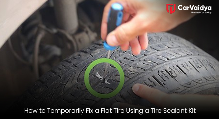 How to Temporarily Fix a Flat Tire Using a Tire Sealant Kit