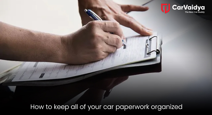 How to keep all of your car paperwork organized