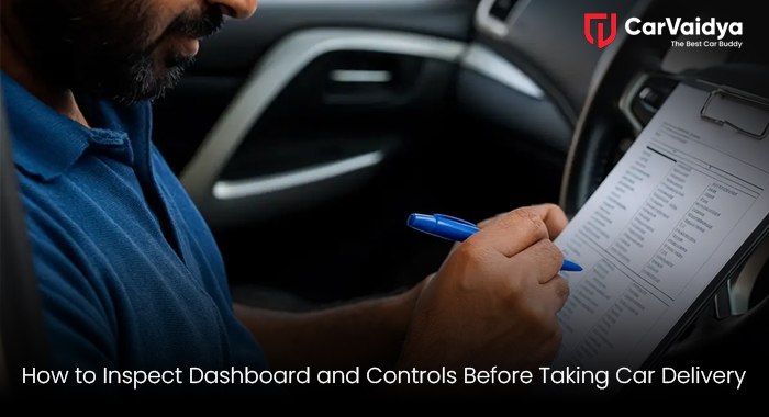 How to Inspect Dashboard and Controls Before Taking Car Delivery