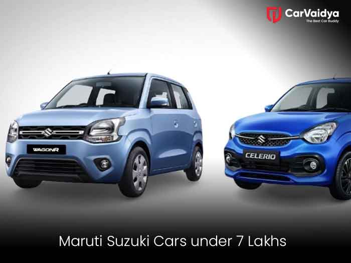 Top Maruti Suzuki Cars within 7 Lacs in India