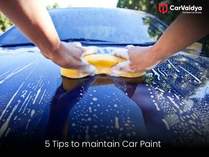 5 Tips to maintain your car paint