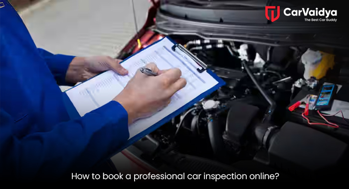 How to book a professional car inspection online?
