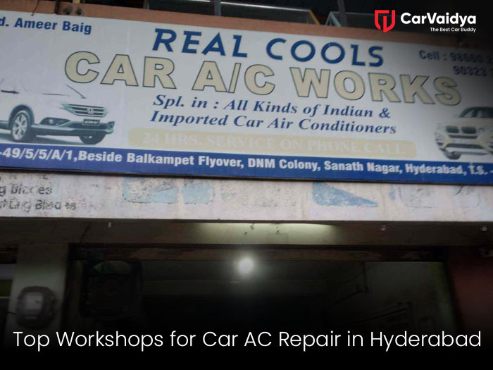 Top Workshops for Car AC repair in Hyderabad