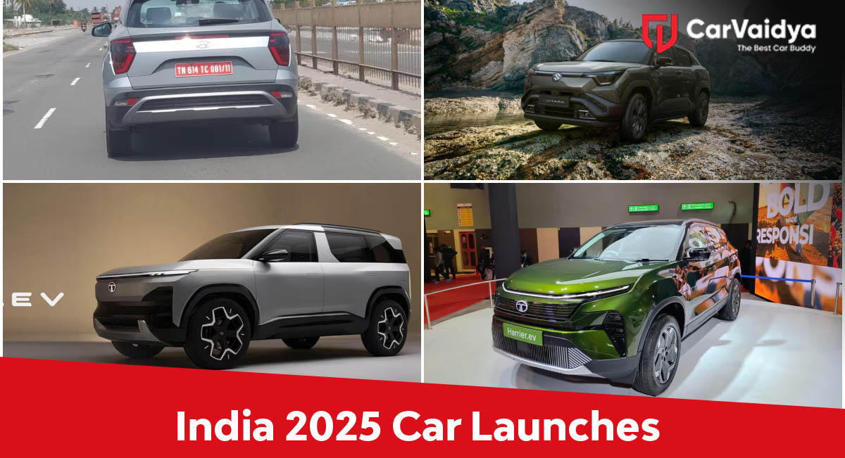 India 2025 Car Launches: Renault, Hyundai, Maruti, Tata & MG Line-up 