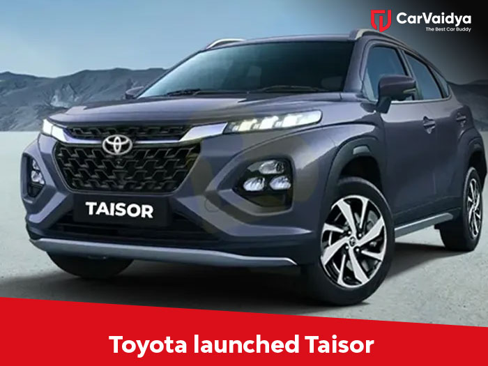 Toyota launched taisor SUV in India