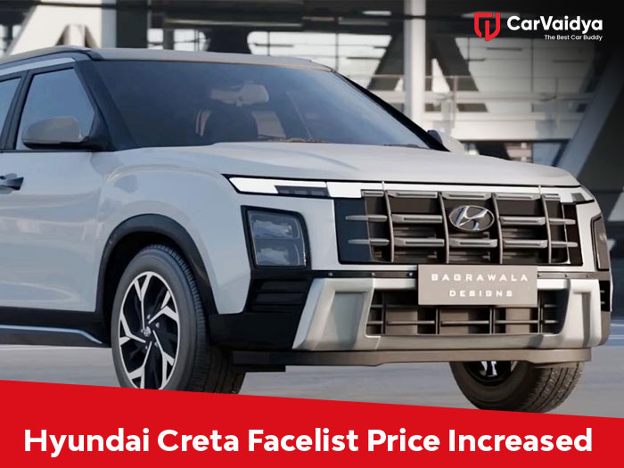 Hyundai Creta Facelift prices increased