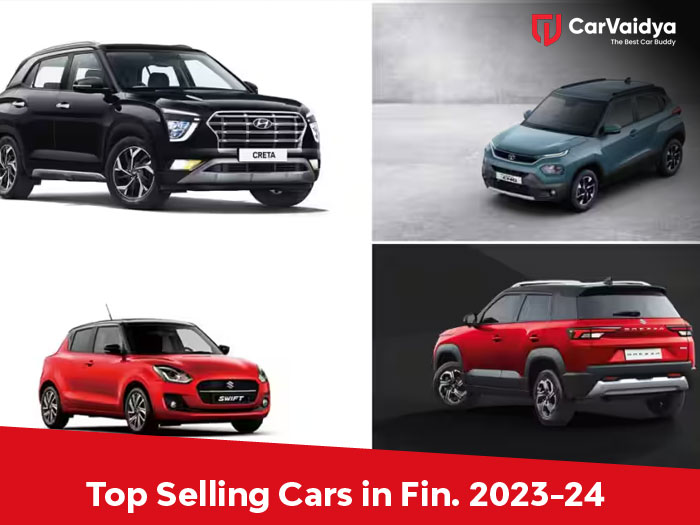 Top 10 Selling Cars of the financial year 2023-24