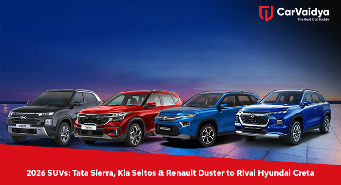 2026 SUVs: Tata Sierra, Kia Seltos & Renault Duster to Rival Hyundai Creta