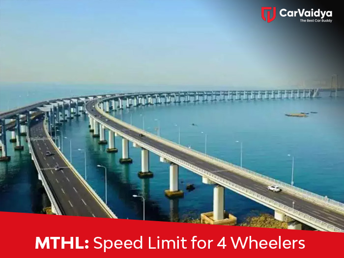 The speed limit for four-wheeled vehicles on the expressway is 100 kmph.