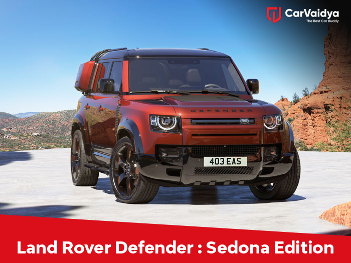 The Land Rover Defender comes with the new Sedona Edition.