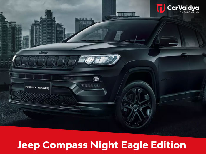 The new Night Eagle Limited Edition of the Jeep Compass has been launched in India