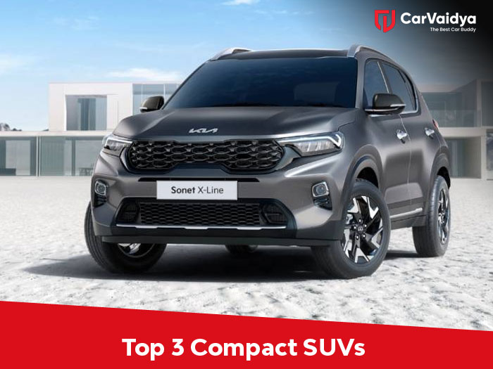 The top 3 compact SUVs in the country are...