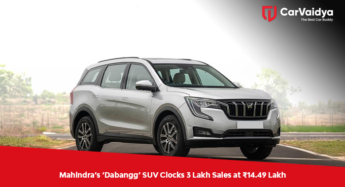 Mahindra’s ‘Dabangg’ SUV Clocks 3 Lakh Sales at ₹14.49 Lakh 
