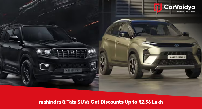 Mahindra & Tata SUVs Get Discounts Up to ₹2.56 Lakh