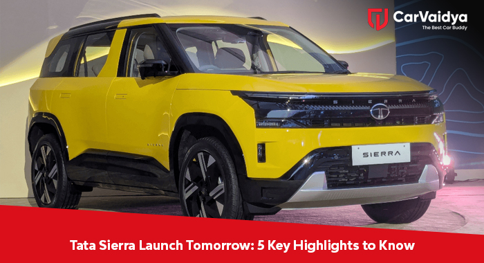 Tata Sierra Launch Tomorrow: 5 Key Highlights to Know