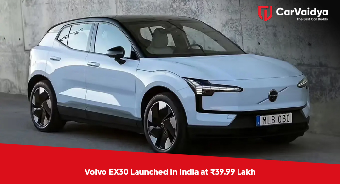 Volvo EX30 Launched in India at ₹39.99 Lakh