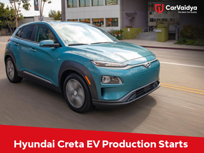 Production of the Hyundai Creta EV will begin in December.